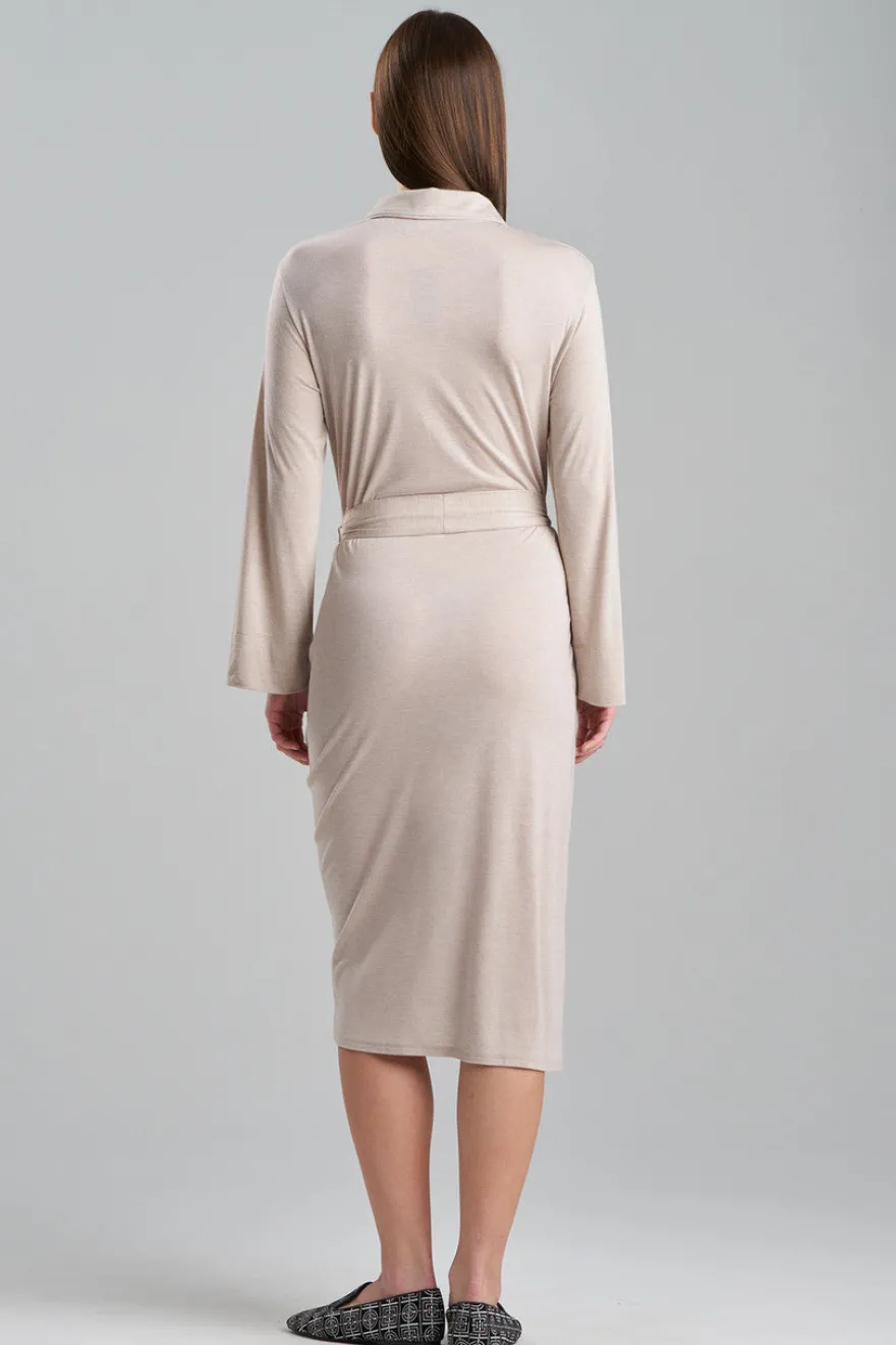 Shangri-La Embroidered TENCEL™ Robe