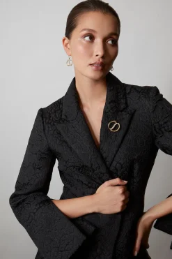 Shangri-La Yin-Yang 14K Gold and Diamond Dangle Earrings