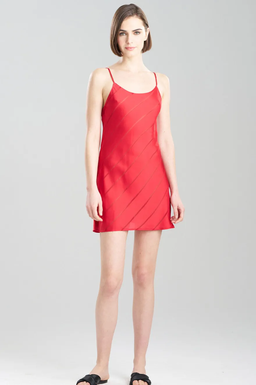 Sheer Stripe Jacquard Chemise