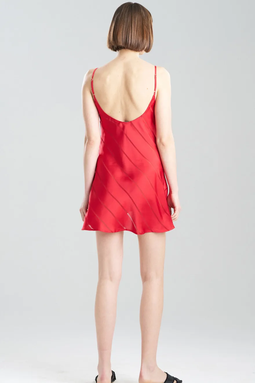Sheer Stripe Jacquard Chemise