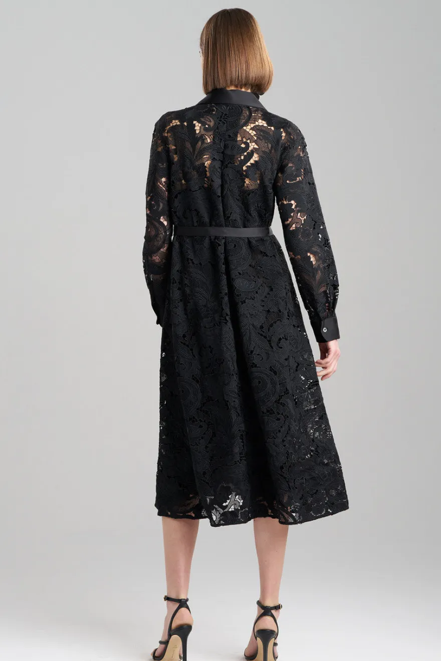 Shinrin Lace Trapeze Shirtdress