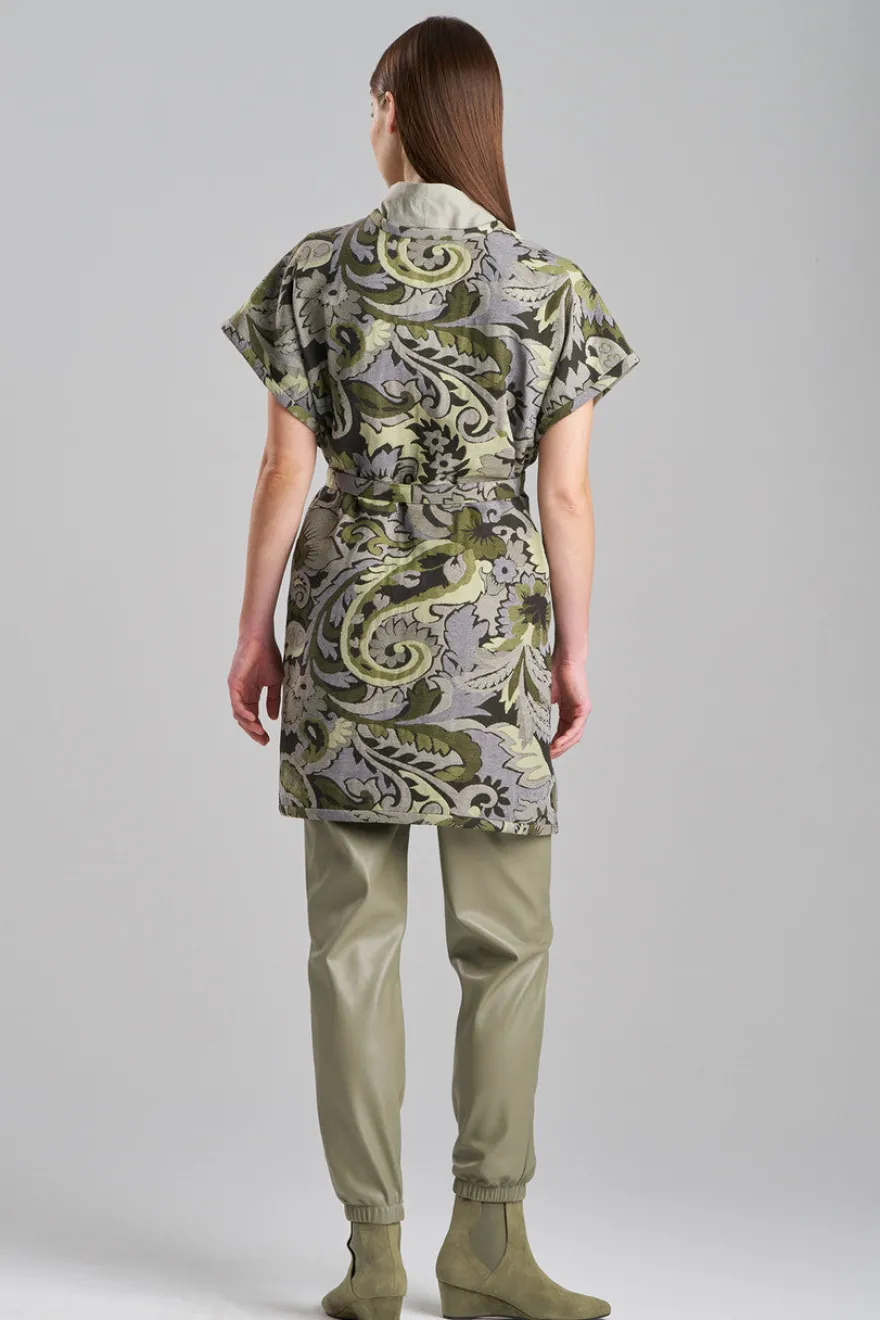 Shinrin Paisley Jacquard Poncho Wrap