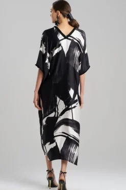Shodo Beaded Silk Caftan