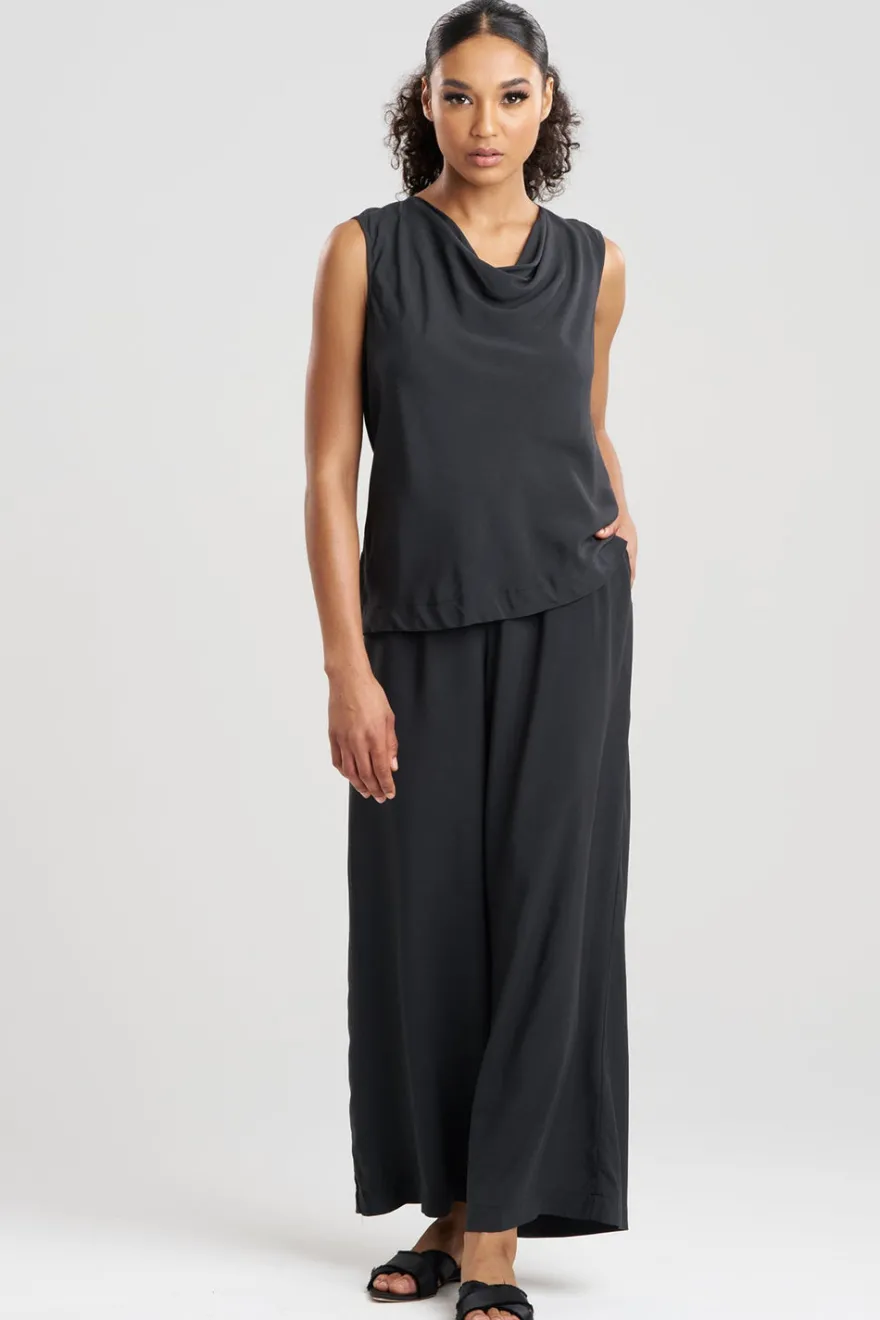 Sleek Silk Modal Cowl Top PJ