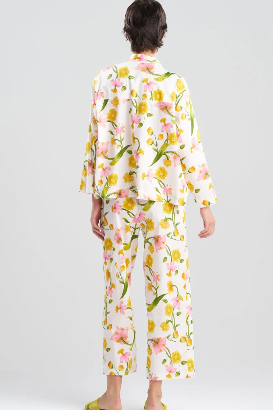 Solene Cotton Sateen Notch PJ Set