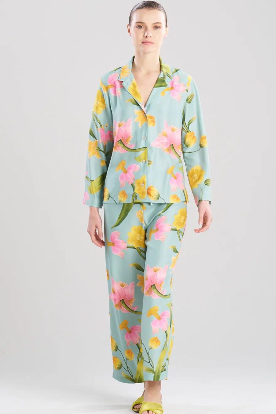 Solene Matte Charmeuse Notch PJ