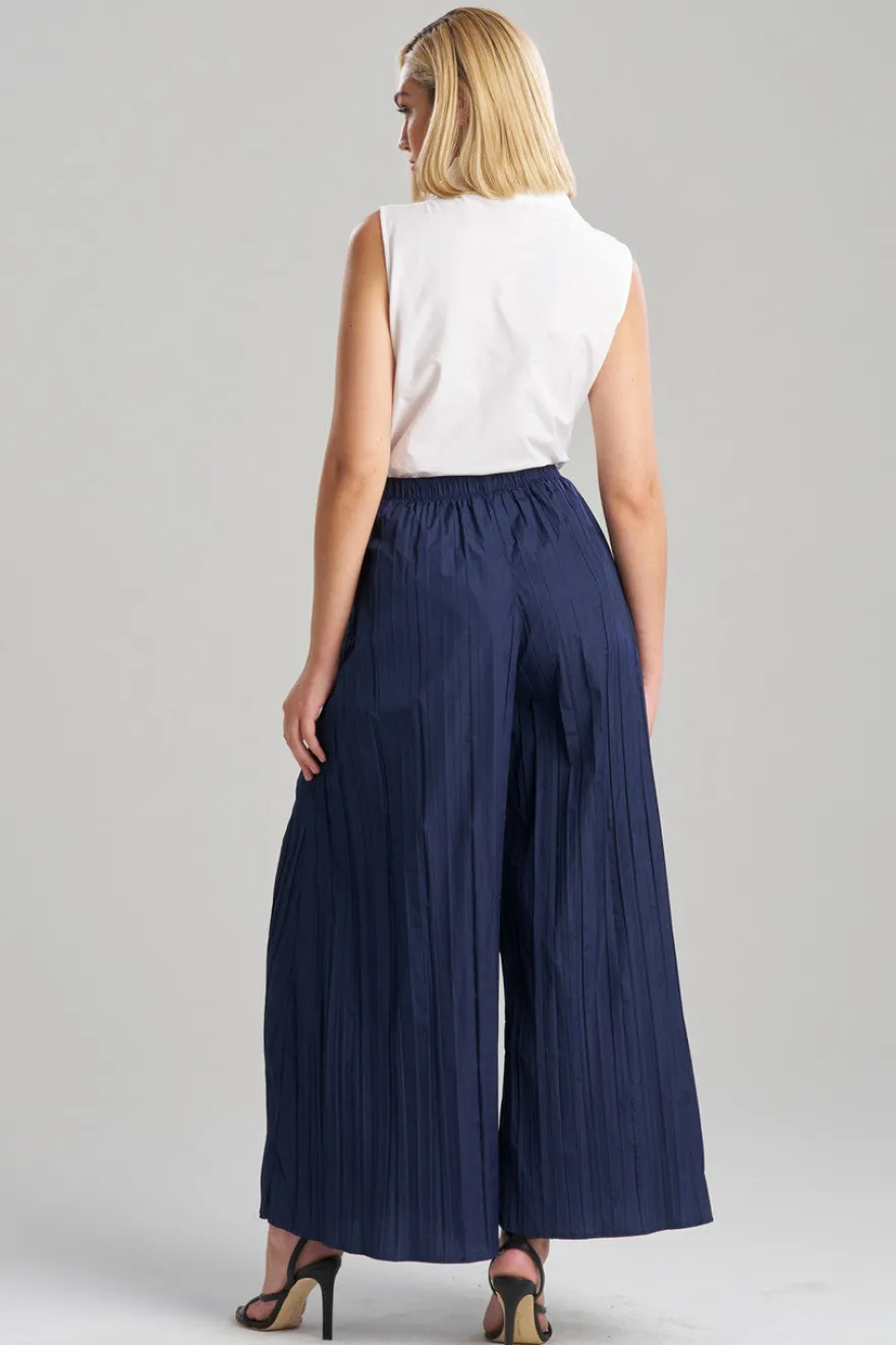 Taffeta Plisse Pants