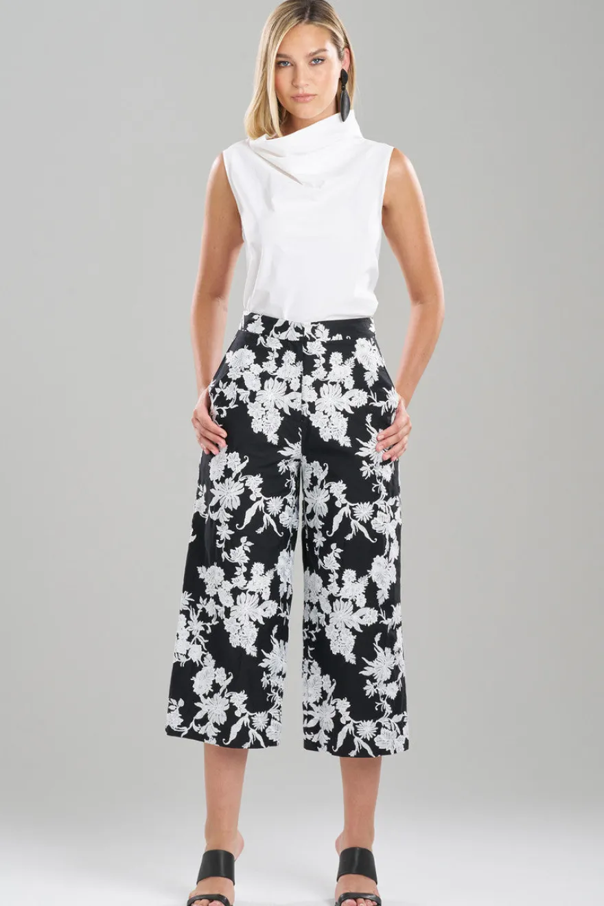 Tangier Embroidered Cotton Pants