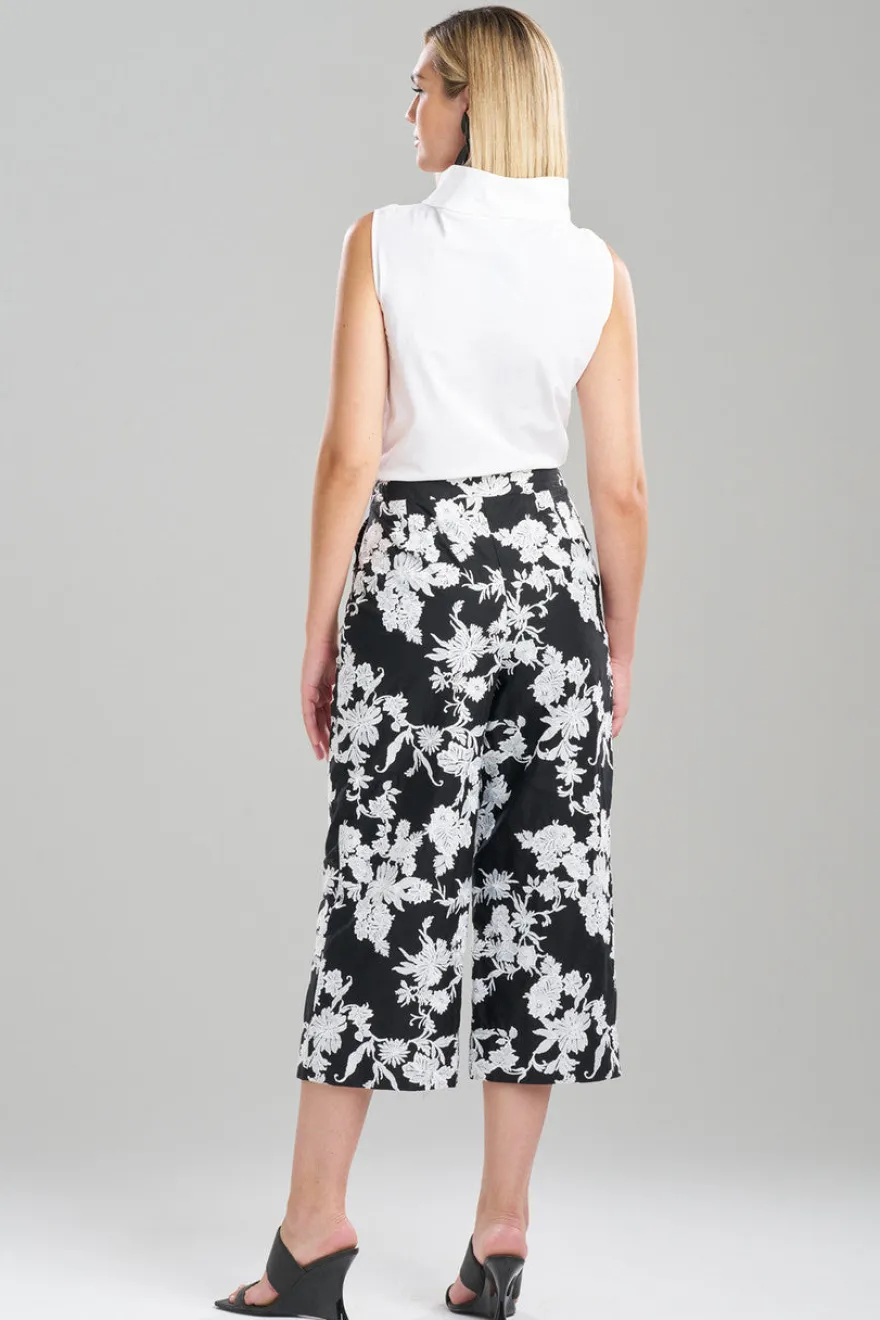 Tangier Embroidered Cotton Pants