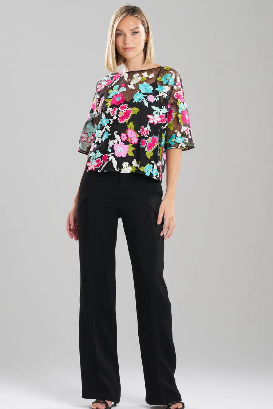 Tangier Embroidered Tulle Top
