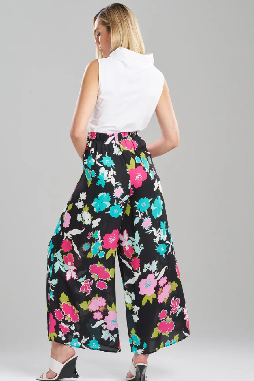 Tangier Printed Silk Georgette Pants