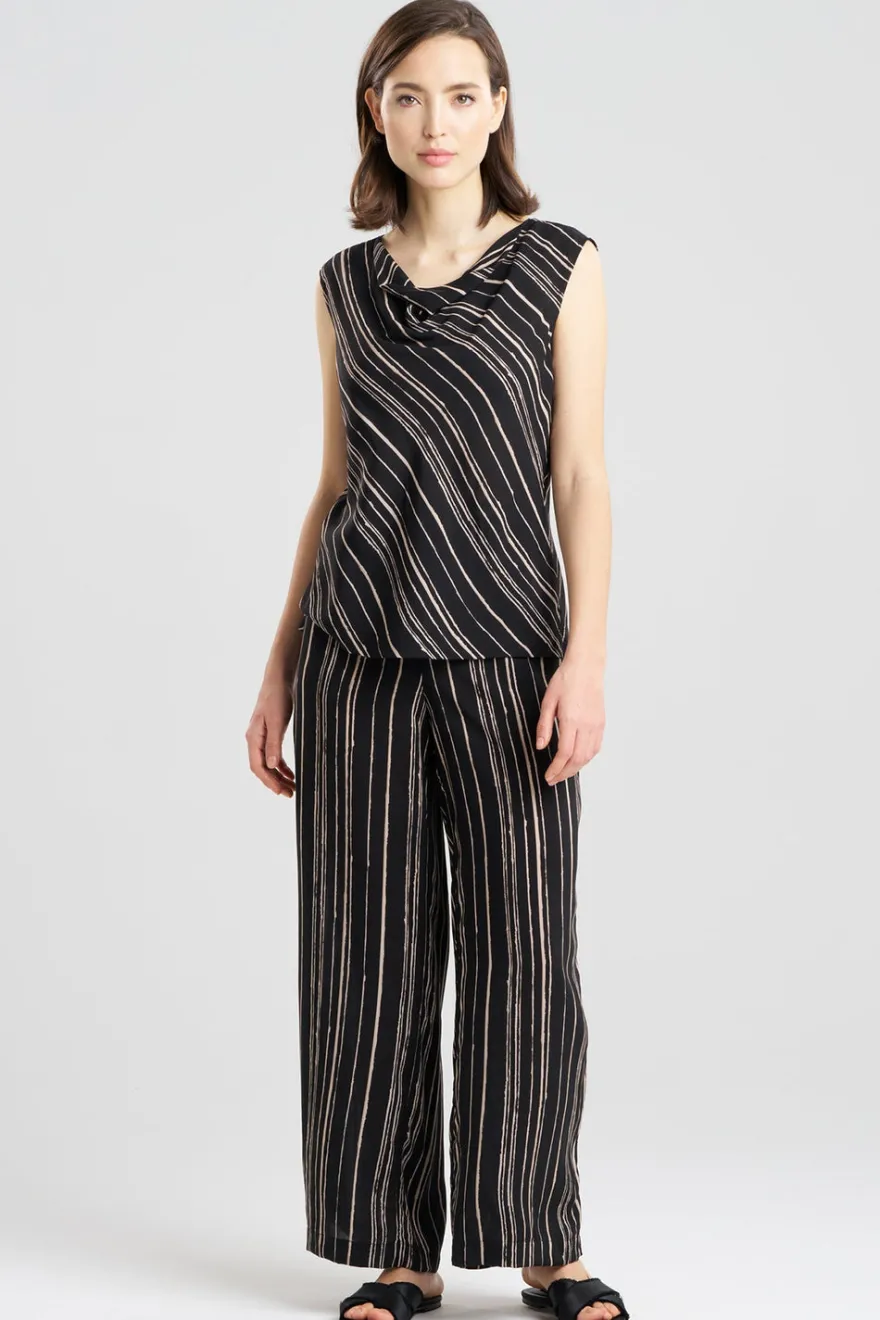 Tate Silk Modal Cowl Top PJ