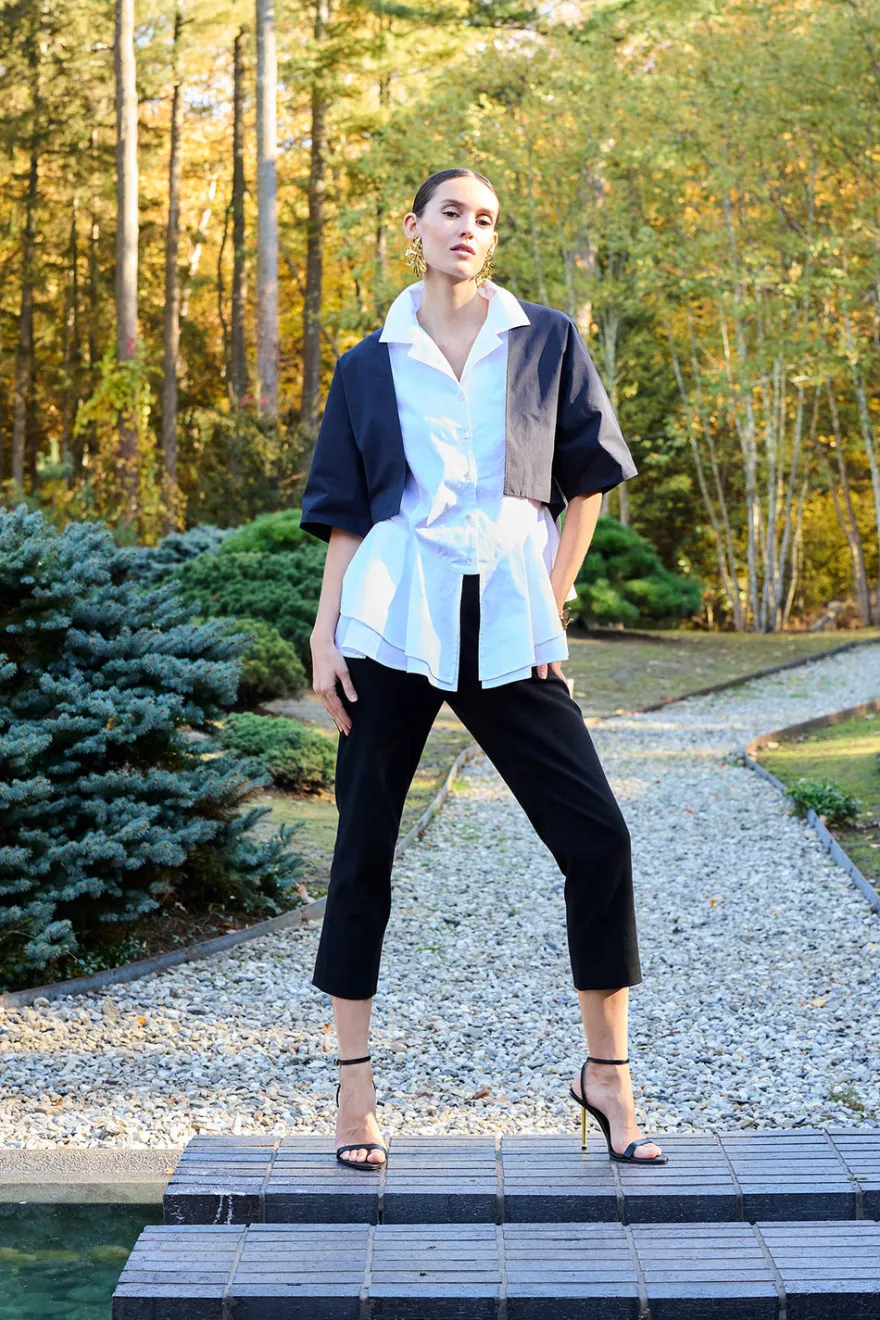 Tech Cotton Taffeta Bolero