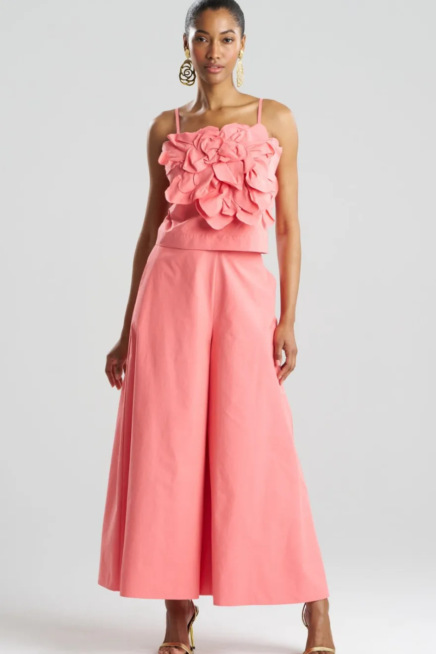 Tech Cotton Taffeta Embroidered Cami