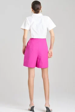 Tech Cotton Taffeta Shorts