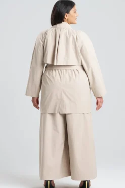 Tech Cotton Taffeta Trench Coat