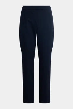 Techno Crepe Side Zip Ankle Pants