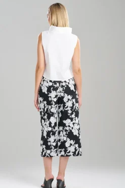 Techno Poplin Cowl Top