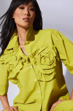 Techno Poplin Embroidered Shirt