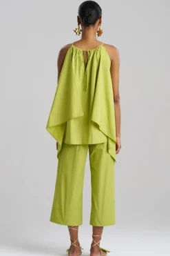 Techno Poplin Handkerchief Top