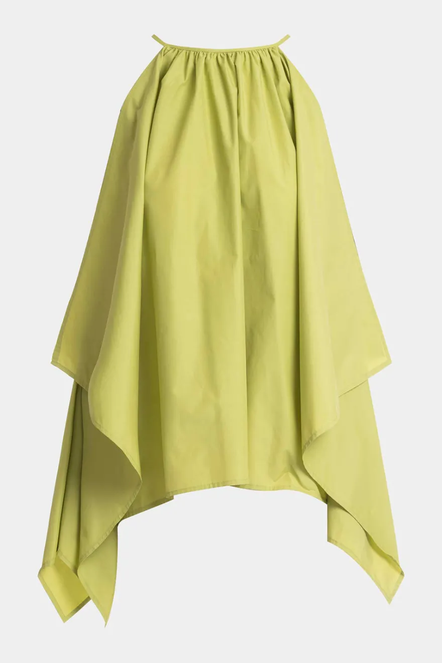 Techno Poplin Handkerchief Top