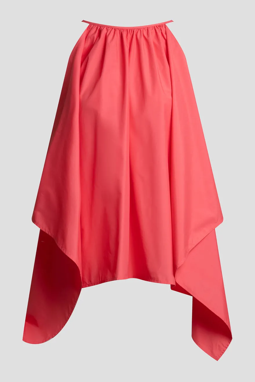 Techno Poplin Handkerchief Top