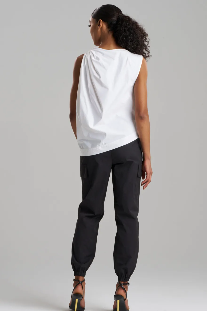 Techno Poplin Origami Top