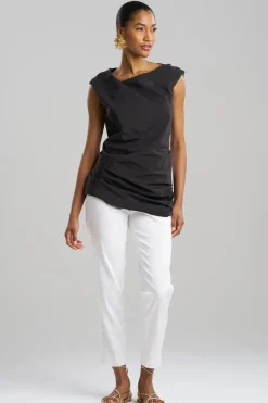 Techno Poplin Origami Tunic