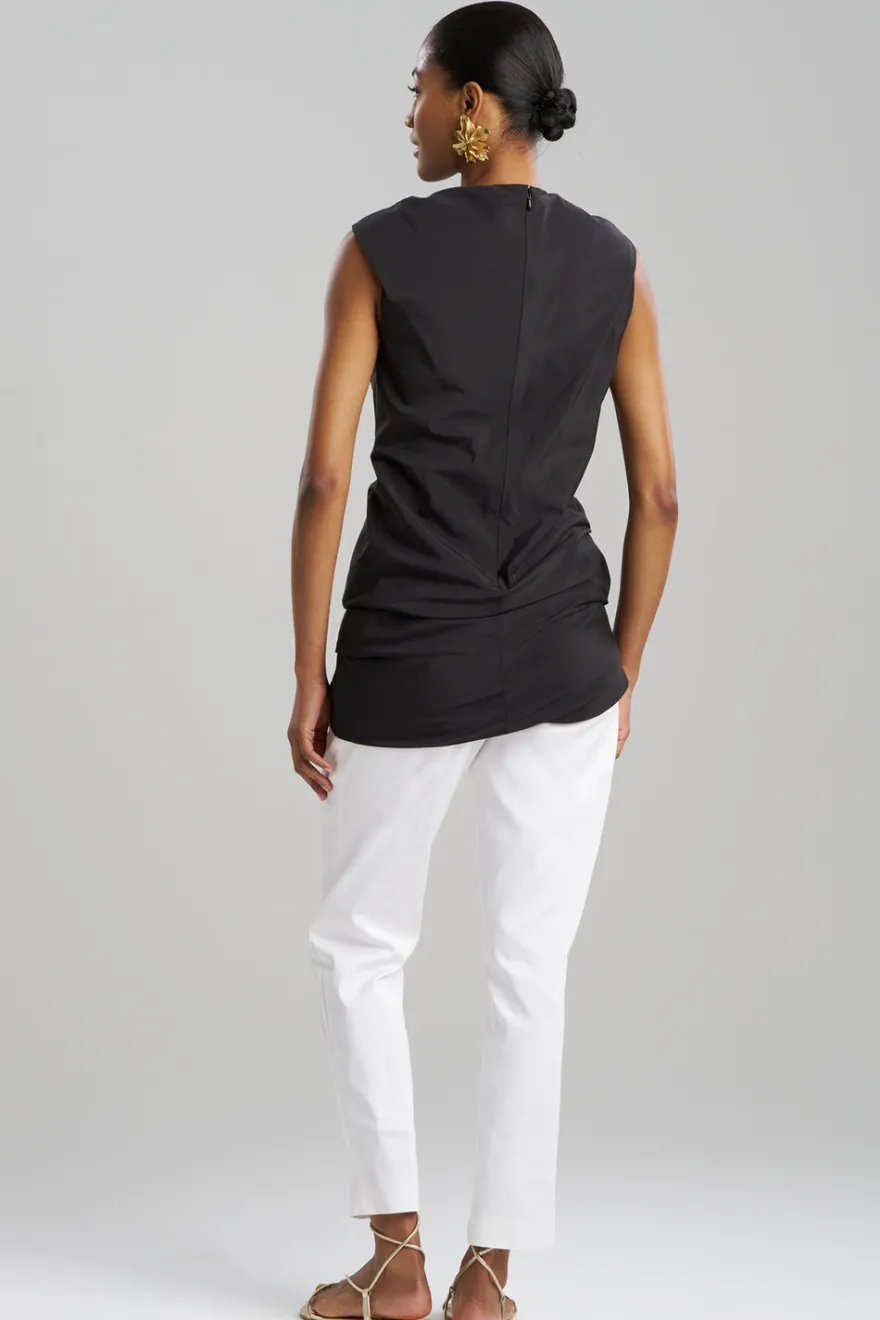 Techno Poplin Origami Tunic