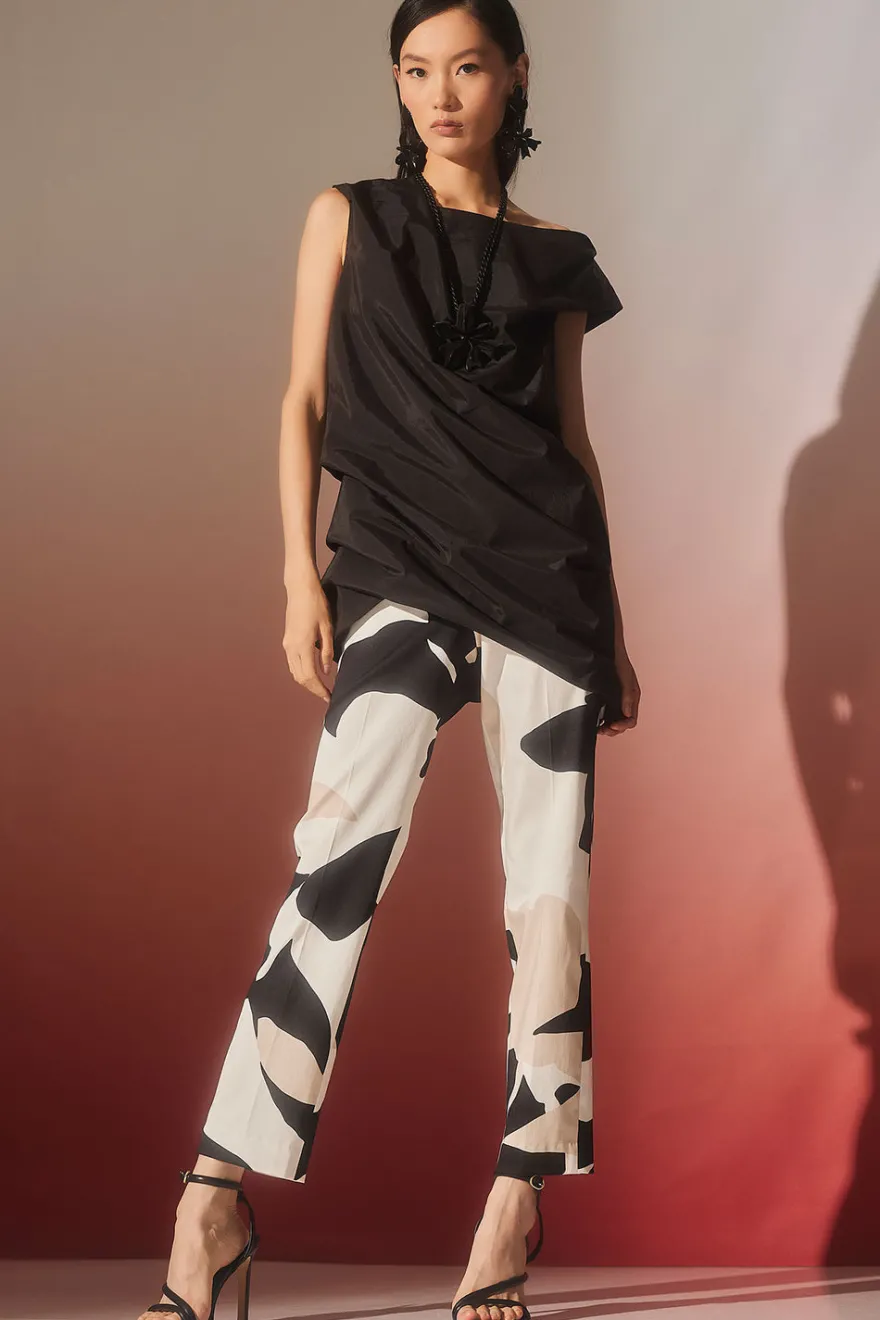 Techno Poplin Origami Tunic