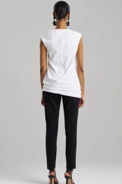 Techno Poplin Origami Tunic