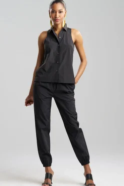 Techno Poplin Sleeveless Shirt