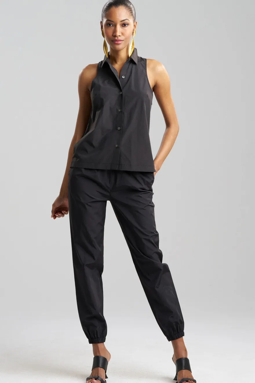 Techno Poplin Sleeveless Shirt