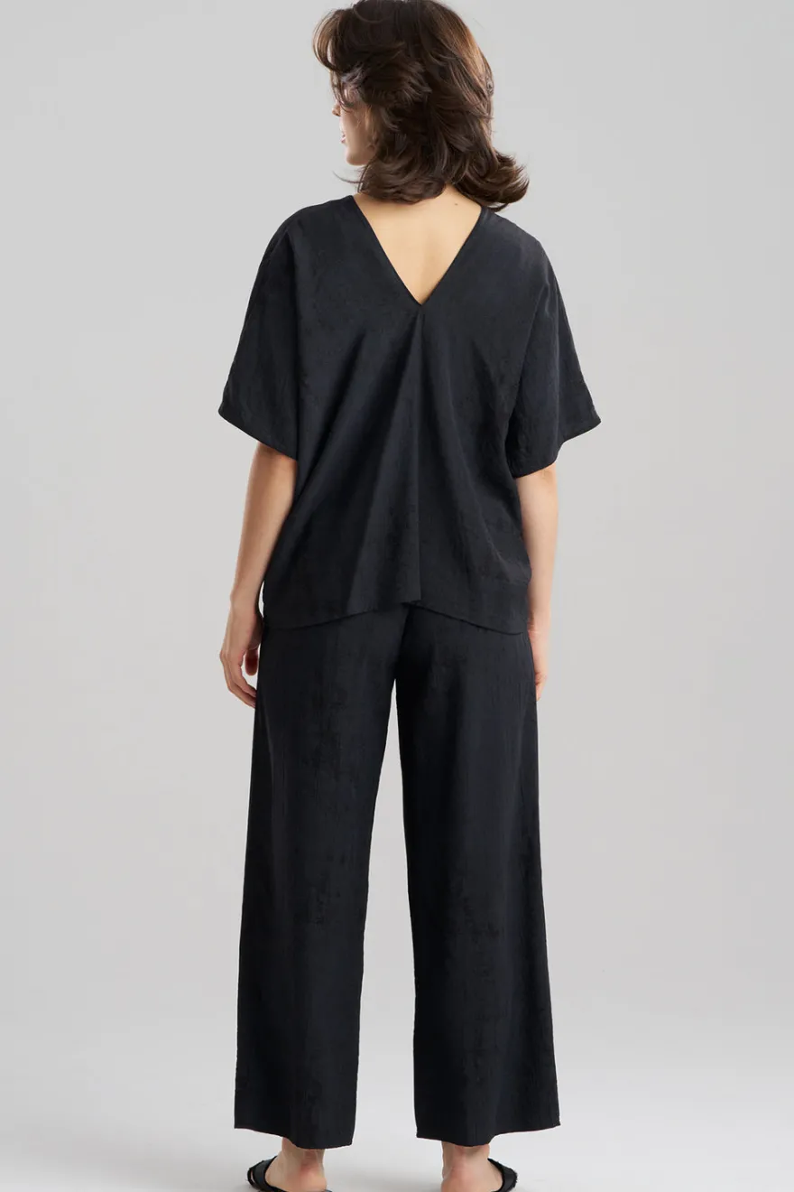 Terra Foil Crinkle Caftan Shirt