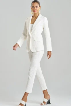 Textured Cotton Jacquard Jacket