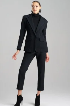 Textured Cotton Jacquard Jacket