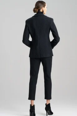 Textured Cotton Jacquard Jacket