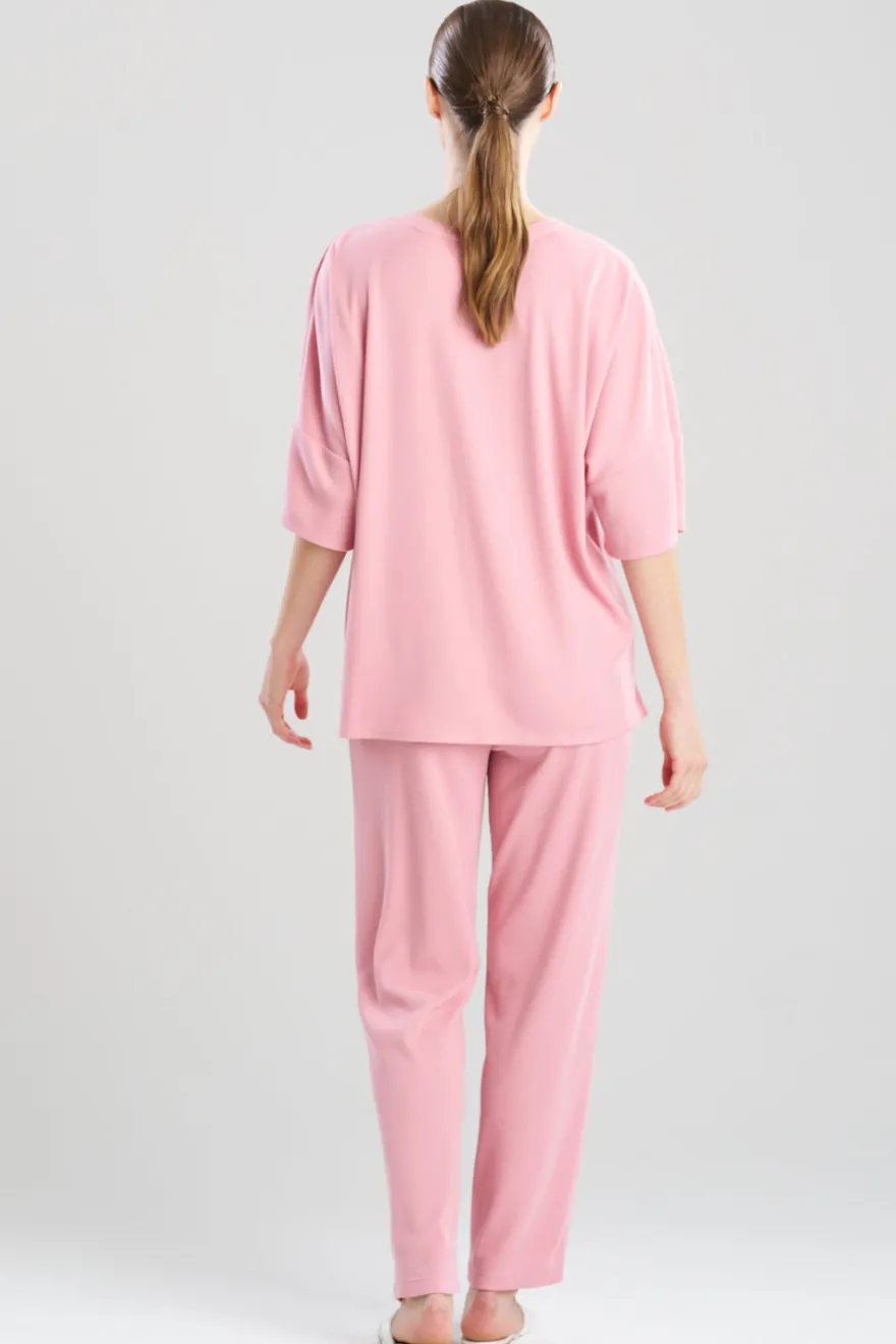 Tranquility Waffle V-Neck Top