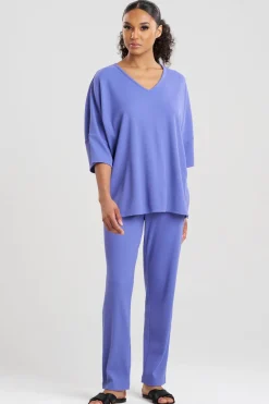 Tranquility Waffle V-Neck Top