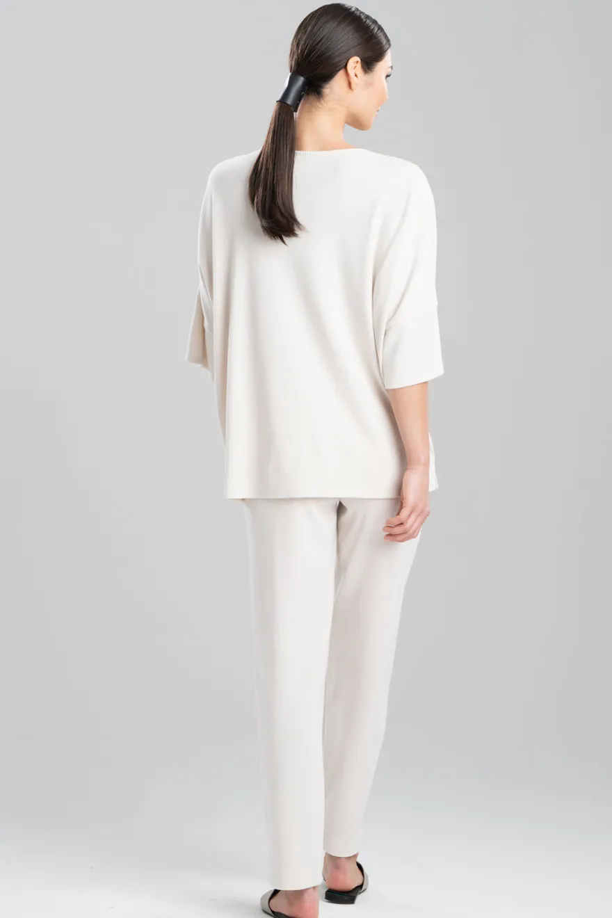 Tranquility Waffle V-Neck Top
