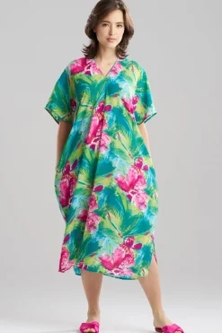 Tropic Crinkle Caftan