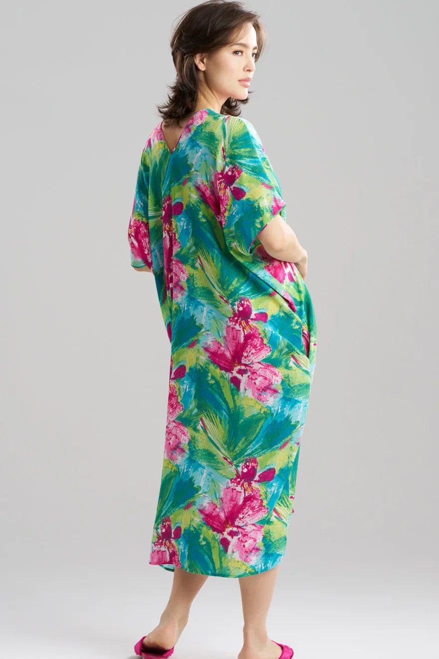 Tropic Crinkle Caftan