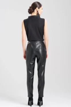 Vegan Luxe Lambskin Ankle Pants