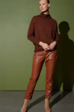 Vegan Luxe Lambskin Ankle Pants