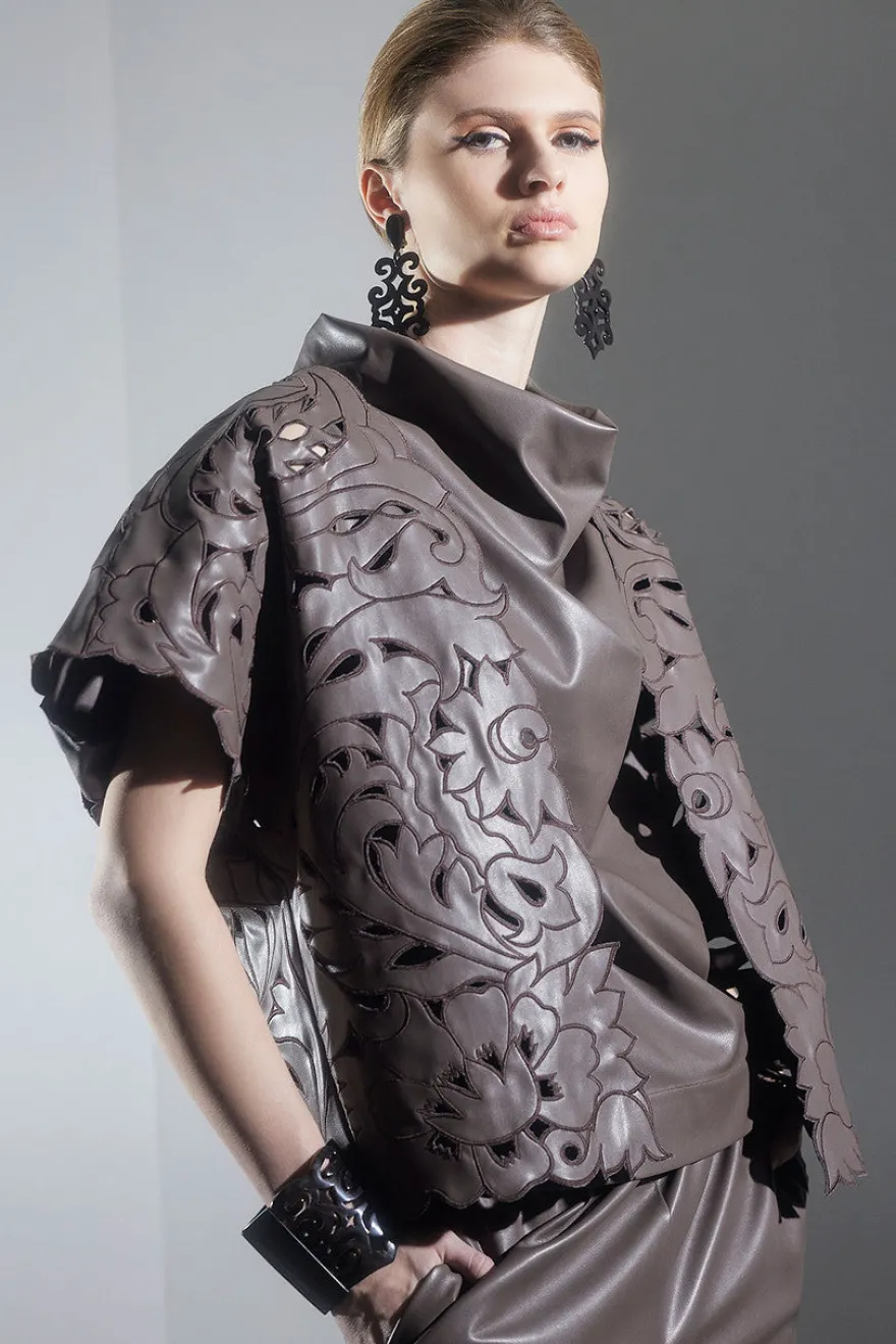 Vegan Luxe Lambskin Funnel Top