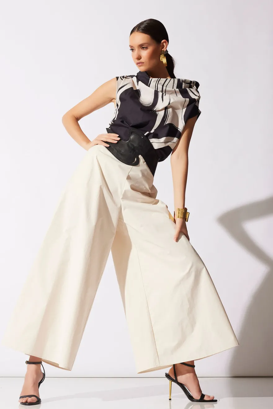 Vegan Luxe Lambskin Stitched Obi Belt
