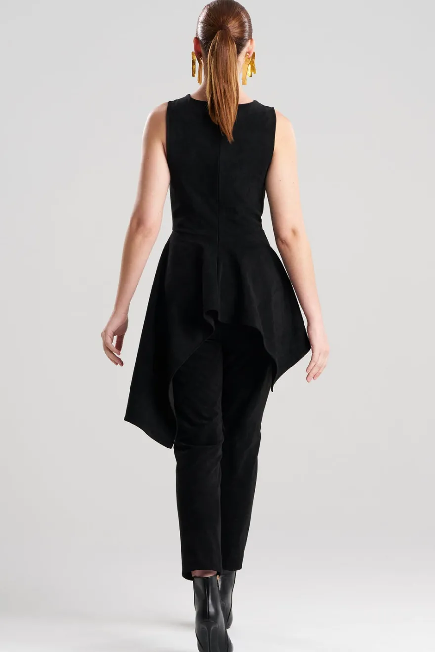Vegan Luxe Suede Cascade Top