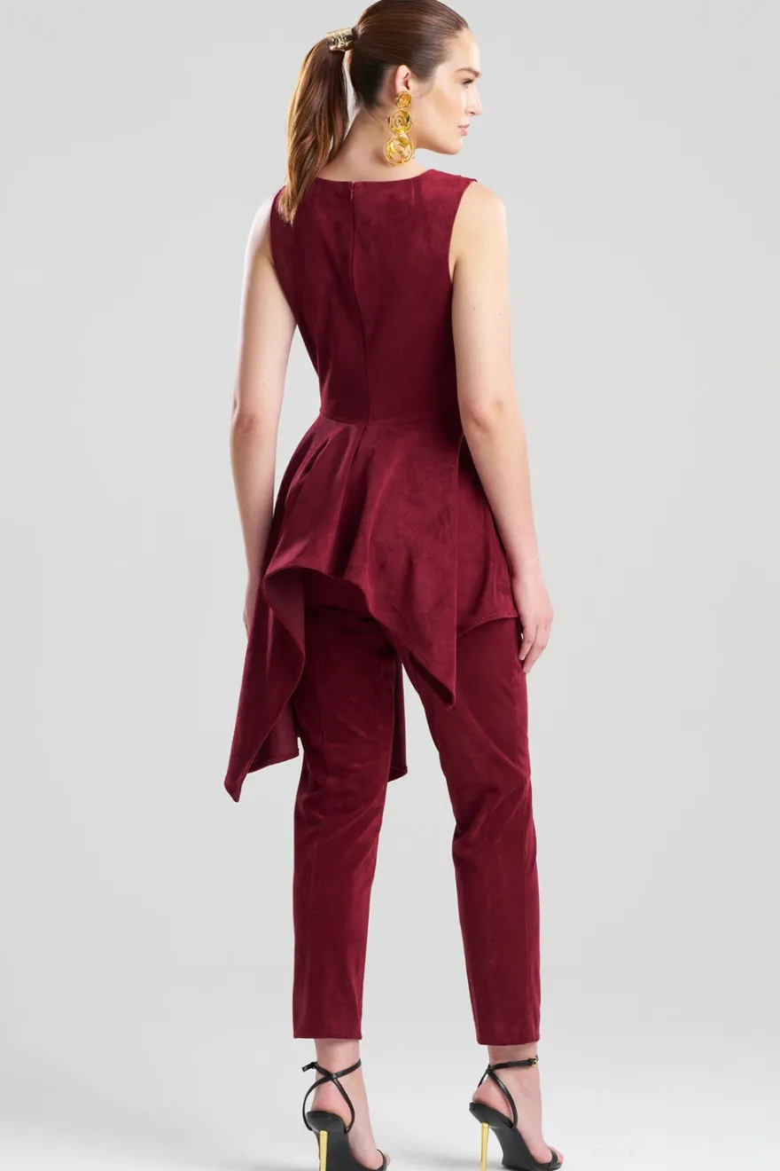 Vegan Luxe Suede Cascade Top
