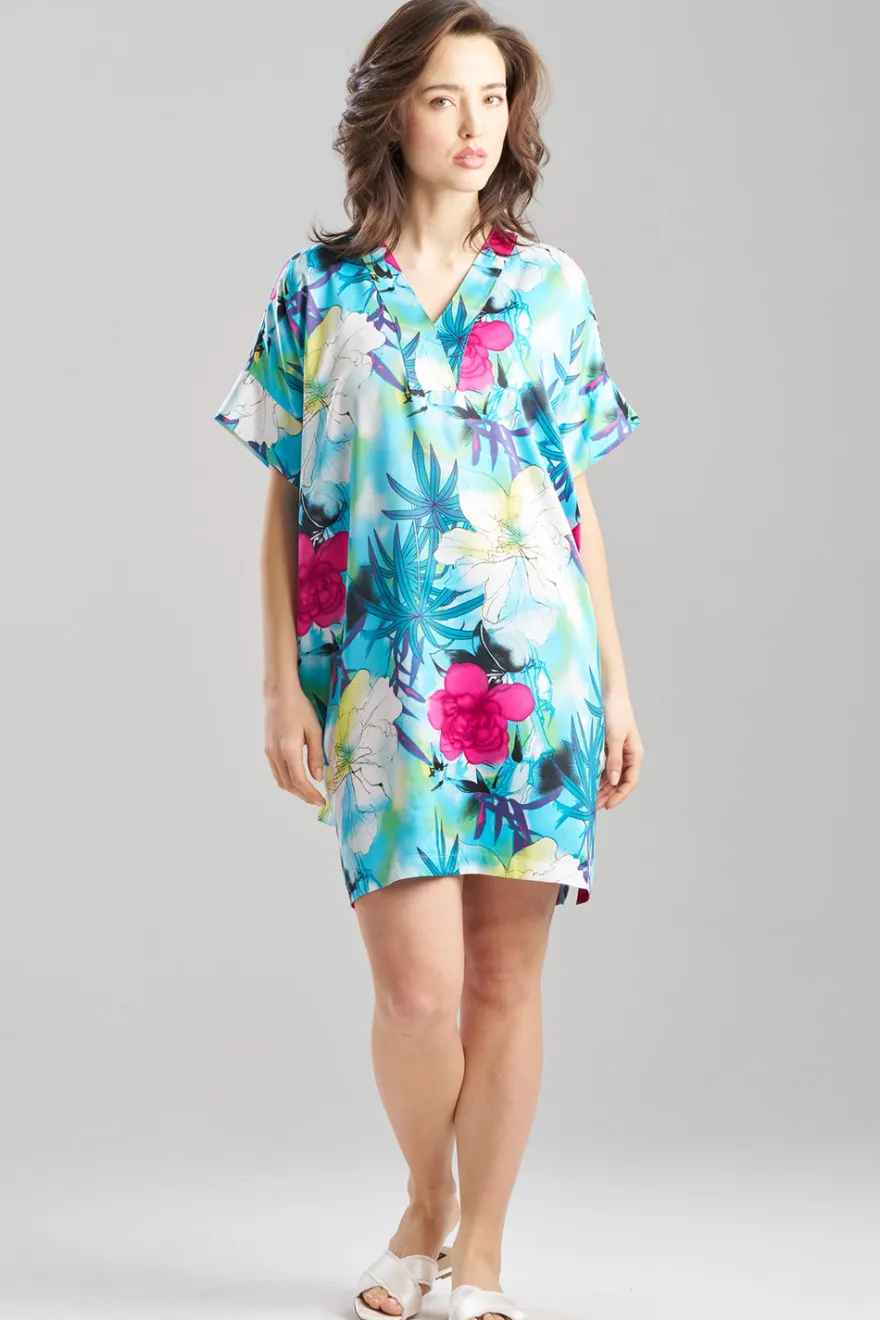 Viva Printed Satin Sleepshirt
