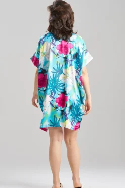 Viva Printed Satin Sleepshirt